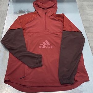Adidas Athletic Woven Shell Anorak Pullover